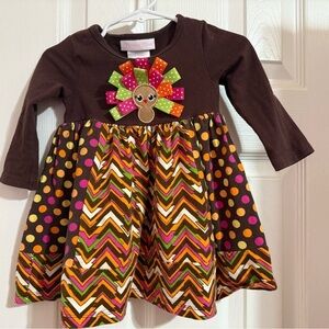 Bonnie Baby Thanksgiving Dress & Diaper Cover